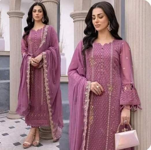 Unstitched  Salwar Kameez (H Peas)